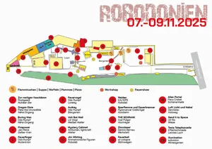 Lageplan Robodonien Leuchtet 7-9.11.2025